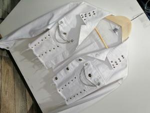 Campera Mom Desflecada(con Tachas y Cadenas - Miniatura 3