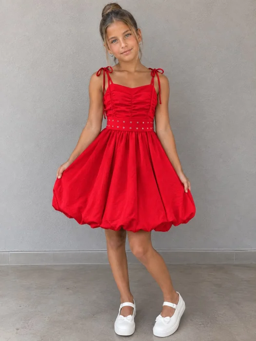 Vestido Globo Nena Juvenil