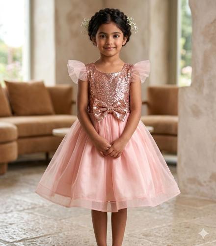 Vestido con Lentejuelas y Brillos