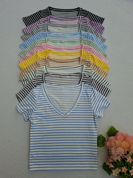 Remera Escote V Juvenil