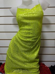 Vestido Lentejuela Espalda Descubierta