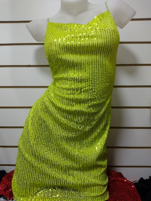 Vestido Lentejuela Espalda Descubierta