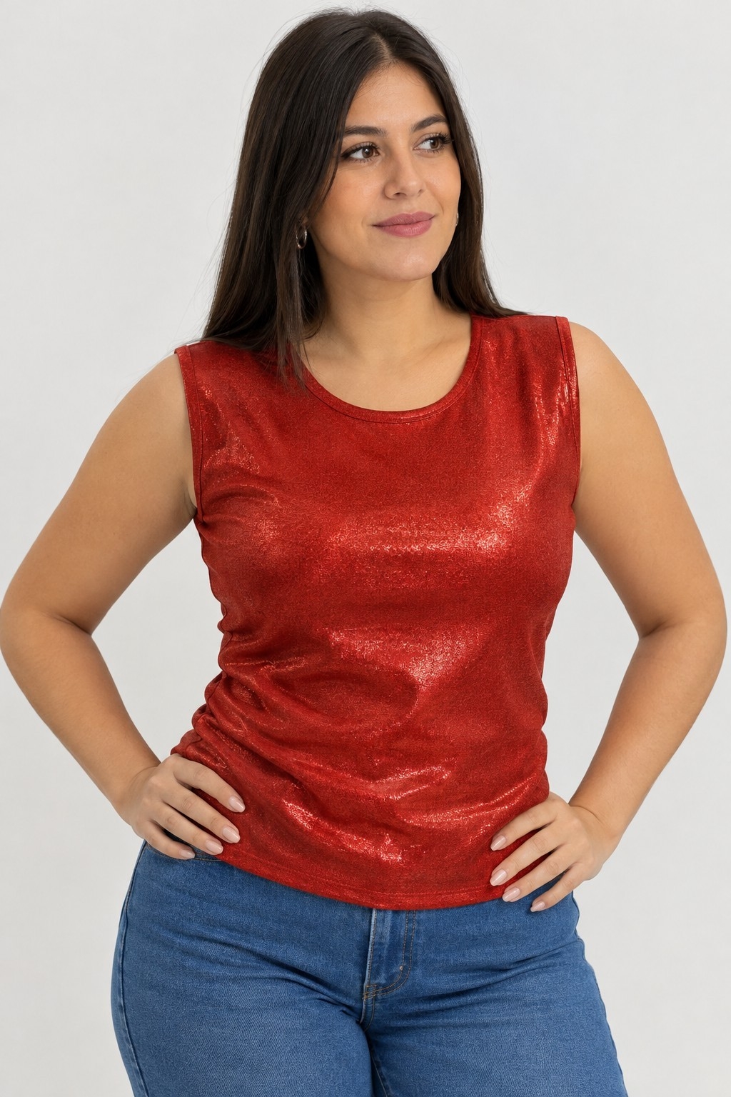 Musculosa Basica Foil X Talles - Imagen 6