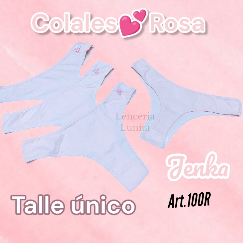 Colales Rosa Algodón Jenka Liso o Estampado - Imagen 2