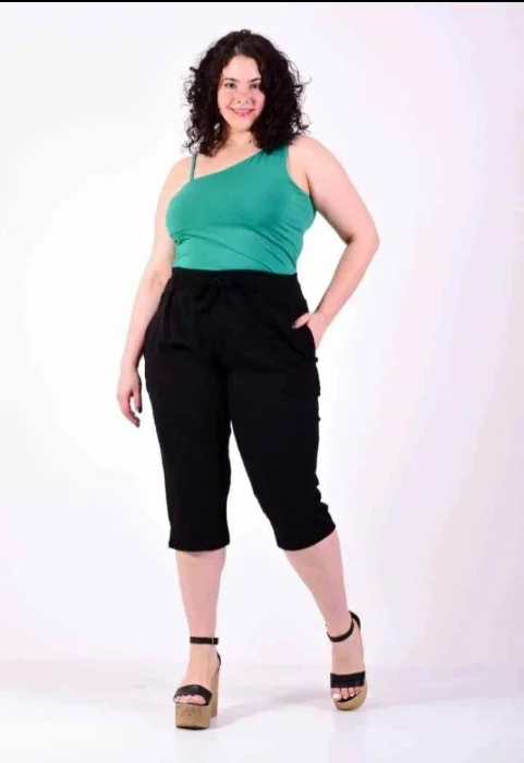 Capri de Lino Spandex