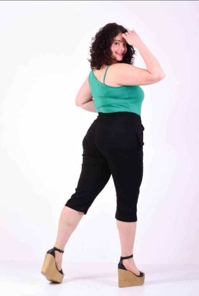 Capri de Lino Spandex - Imagen 2