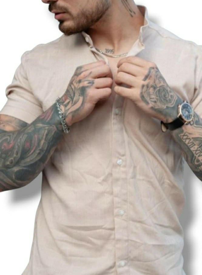 Camisa Mao Lino - Imagen 3