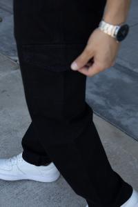 Pant.mom Cargo Negro - Miniatura 4