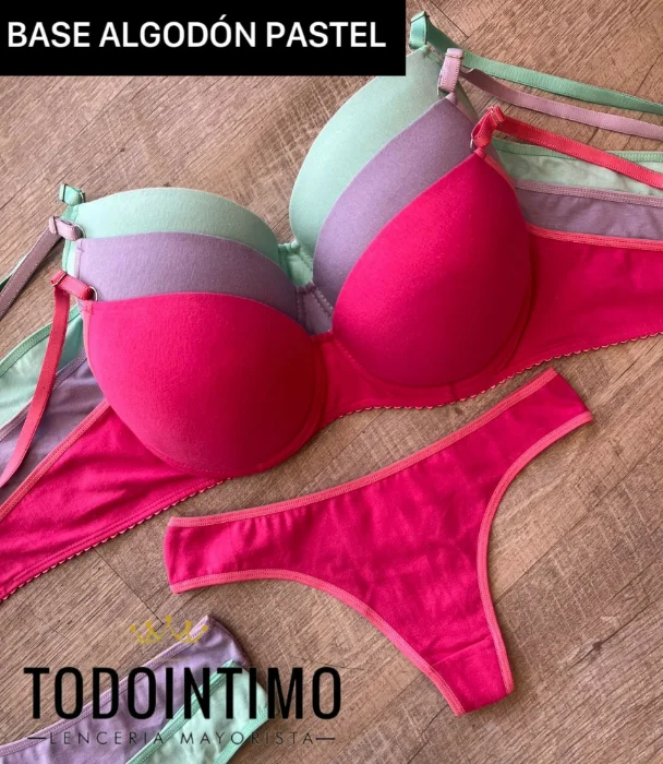 Conjunto Base Algodón Pastel