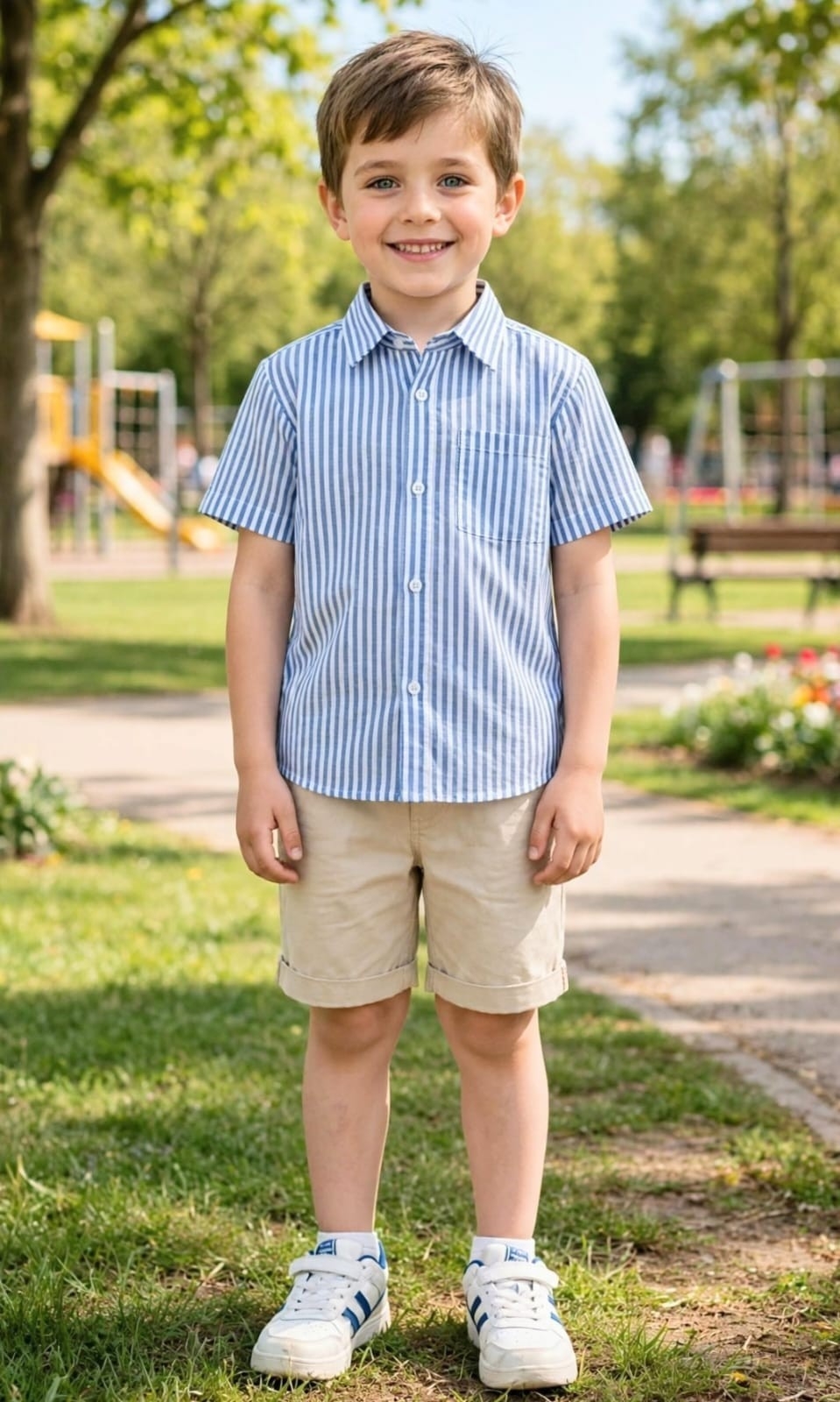 Camisa Rayada de Niños - Imagen 2