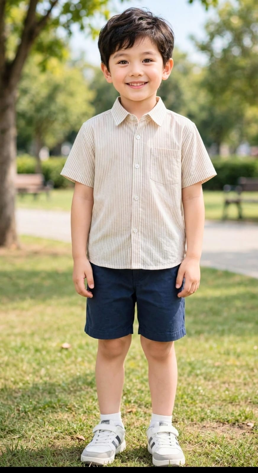 Camisa Rayada de Niños - Imagen 3