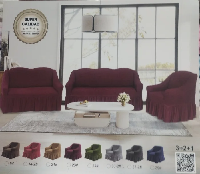 Cubre Sillón de 3 Cuerpos