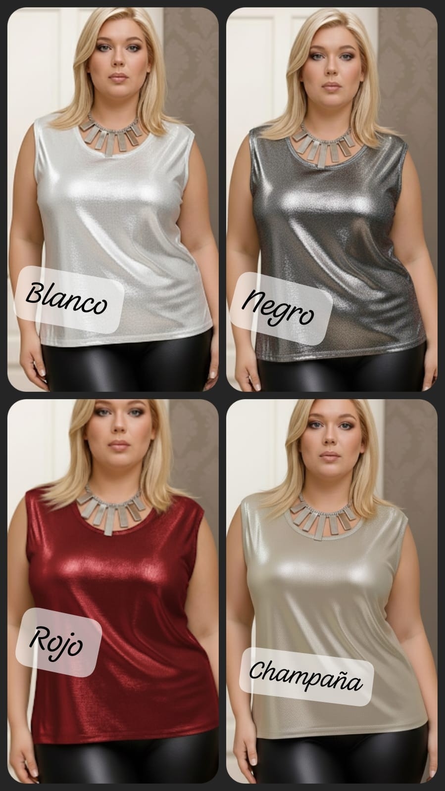 Musculosa Basica Foil - Imagen 3