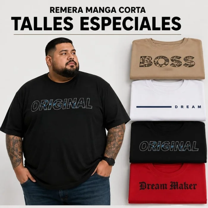 Remera Especiales Algodón Hombre
