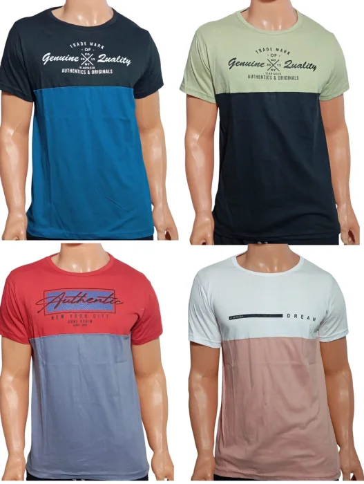 Remera Combinado Hombre