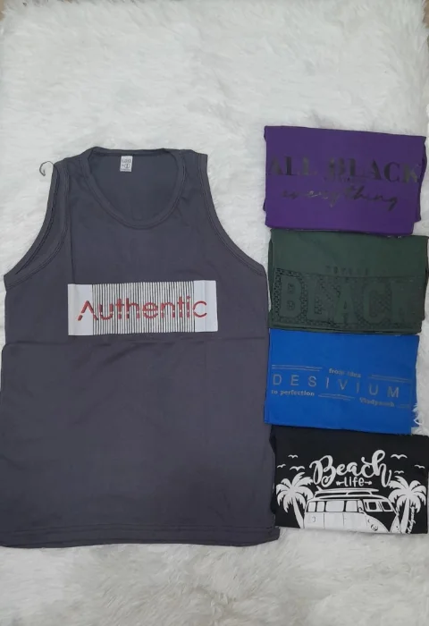 Musculosa Algodón Hombre