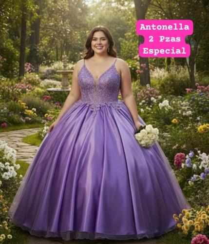 Vestidos Quinceañeros Antonella / Elena 3 Pzas/amelia - Miniatura 2