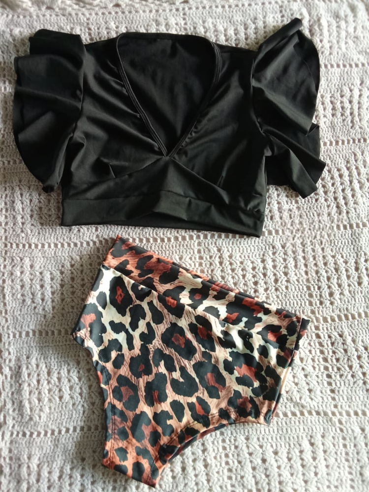 Mallas Tiro Alto Animal Print - Imagen 1