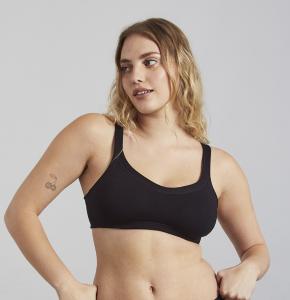 Corpiño Top Doble Tela Algodón Lycra