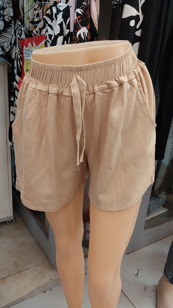 Short de Lino con Espandex - Imagen 2