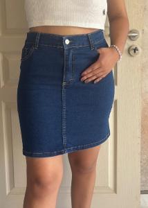 Pollera Azul Jeans