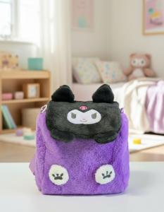 Mochila Infantil Peluche  Kuromi Niñas Espacioso  Liviana Moderna Cómoda