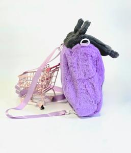 Mochila Bandolera Infantil Peluche  Kuromi Niñas Espacioso  Liviana Moderna Cómoda - Miniatura 7