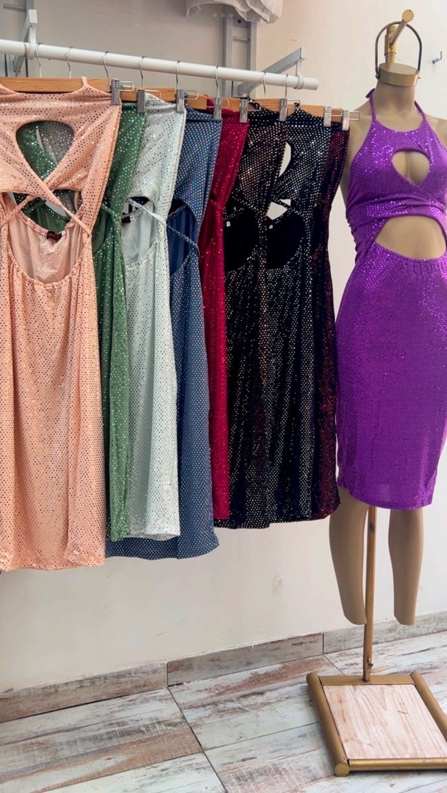 Vestido Lentejuelas con Lycra - Imagen 2