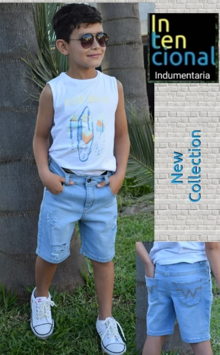 Bermuda Clásica Niño (elastizado)
