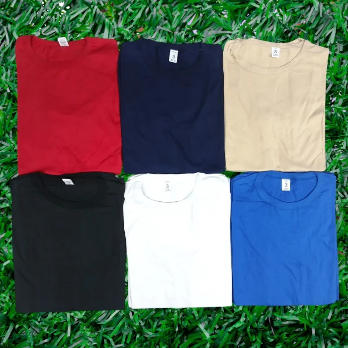 Remera Algodón Liso Adultos