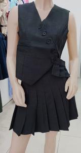Conjunto Sastrero Short Pollera y Chaleco _ Hhp