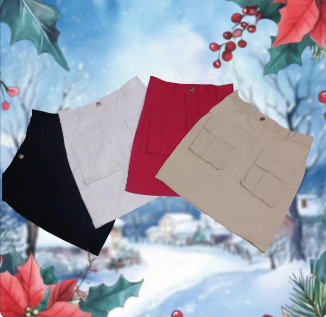 Pollera Cargo Bengalina Elastisada