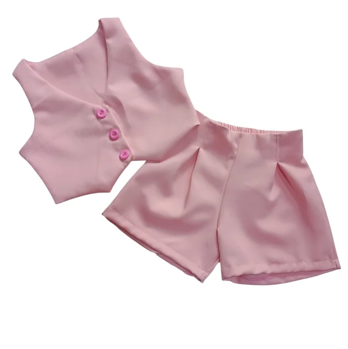 Conjunto Sastrero: Short y Chaleco - por Pedido.