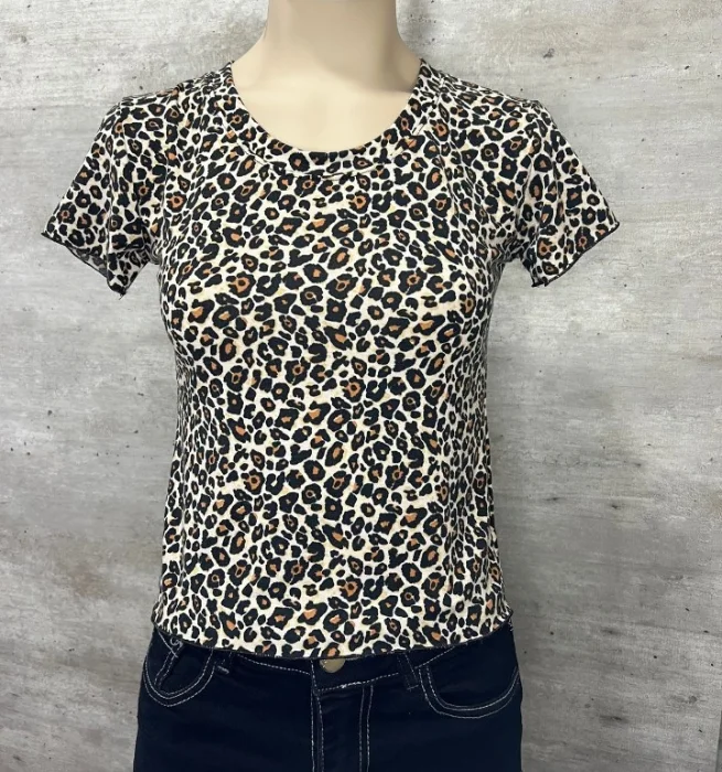 Remera Básica Juveniles Animal Print