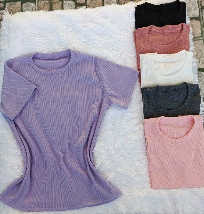 Remeras de Waffle de Dama 3x10mil