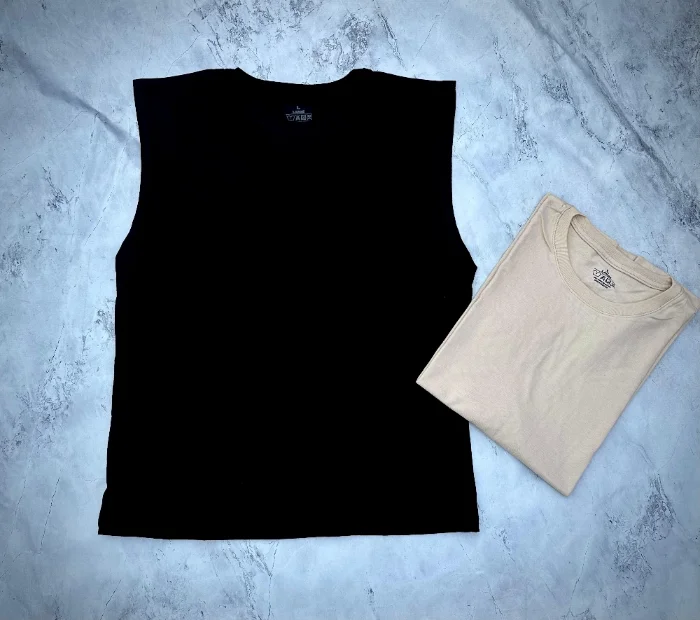 Musculosa sin Manga , Algodón Peinado 20/1
