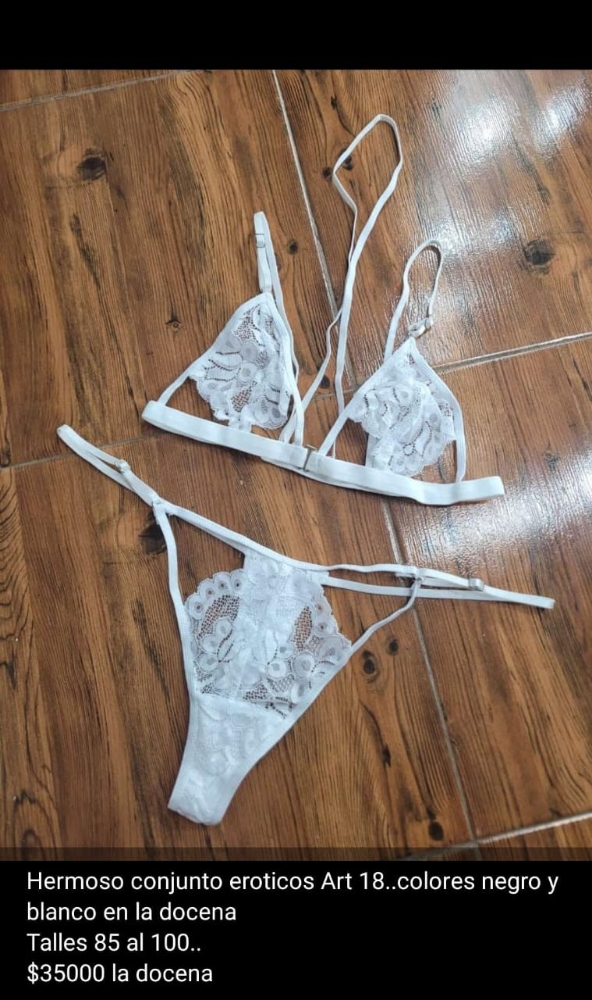 Conjunto Erotico Art 18 $35000 la Docena - Imagen 1
