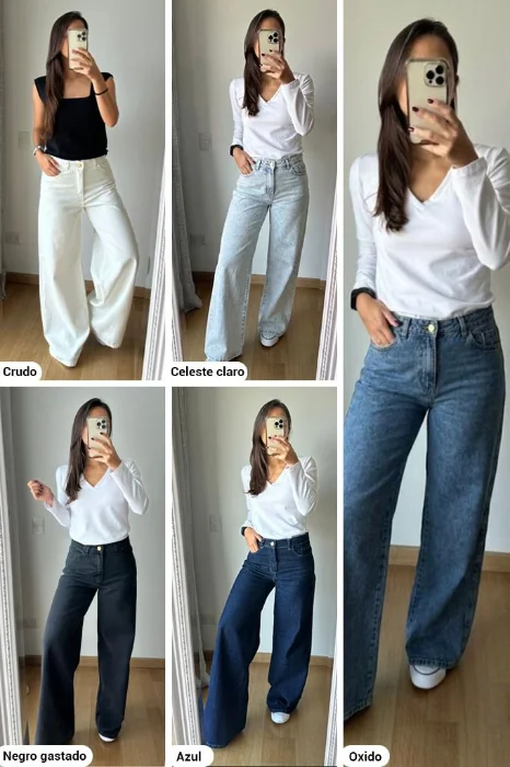 Jean Wide Leg Clasico