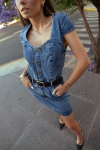 Vestido de Jean con Botones