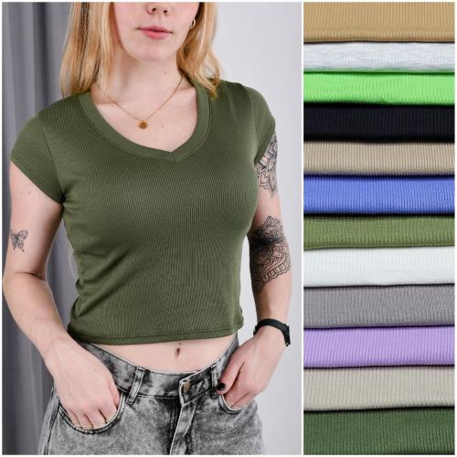 Remera  Cuello V