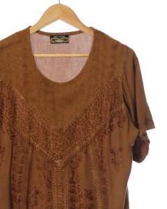 Vestido Hindu Bordado Abu - Miniatura 2