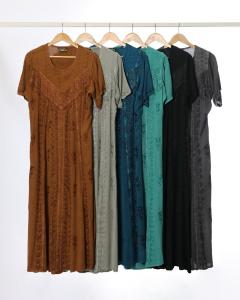 Vestido Hindu Bordado Abu - Miniatura 3