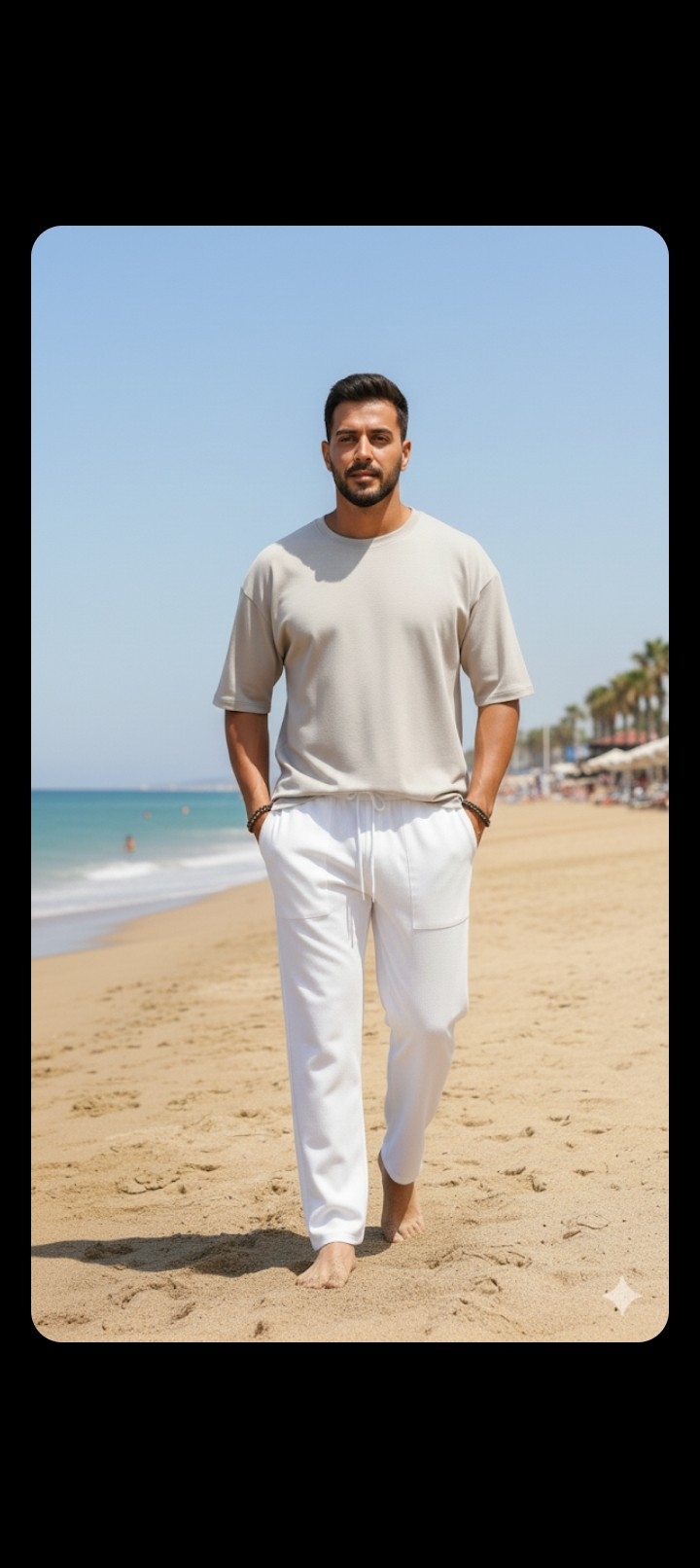 Pantalon Lino de Hombre - Imagen 4