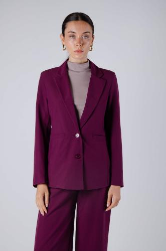 Blazer Sastrero Premium Clásico Forrado con Hombreras, Bolsillos y Tajo