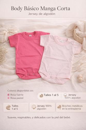 Body Liso con Broche