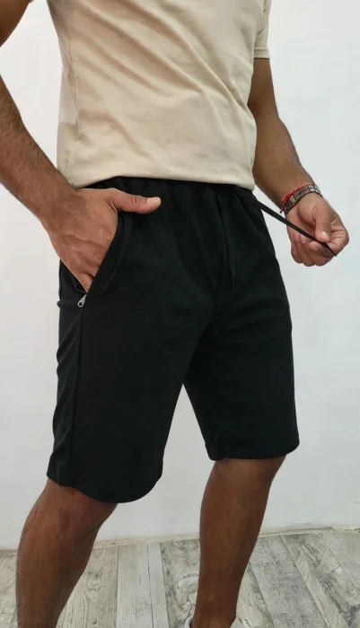 Bermudas de Algodón con Cierre