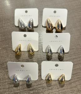 Aros Gotas con Aguja de Acero Quirúrgico