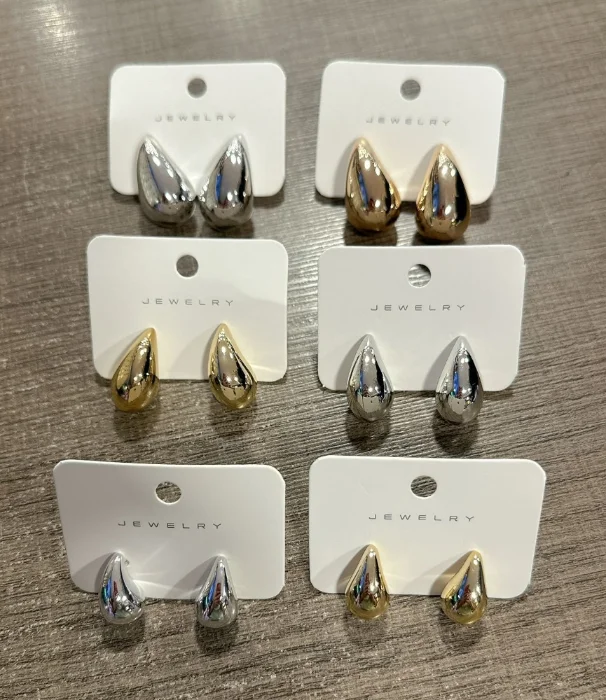 Aros Gotas con Aguja de Acero Quirúrgico
