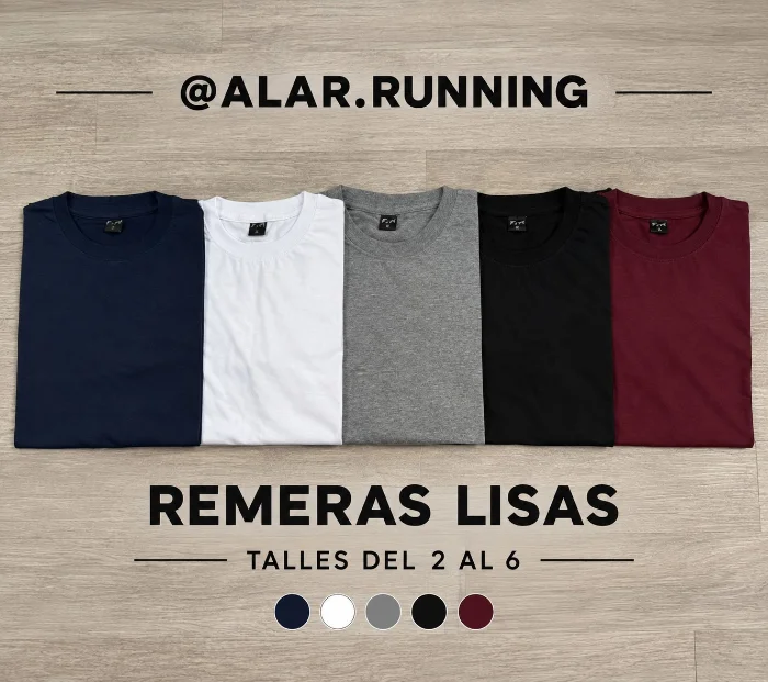 Remeras Lisas