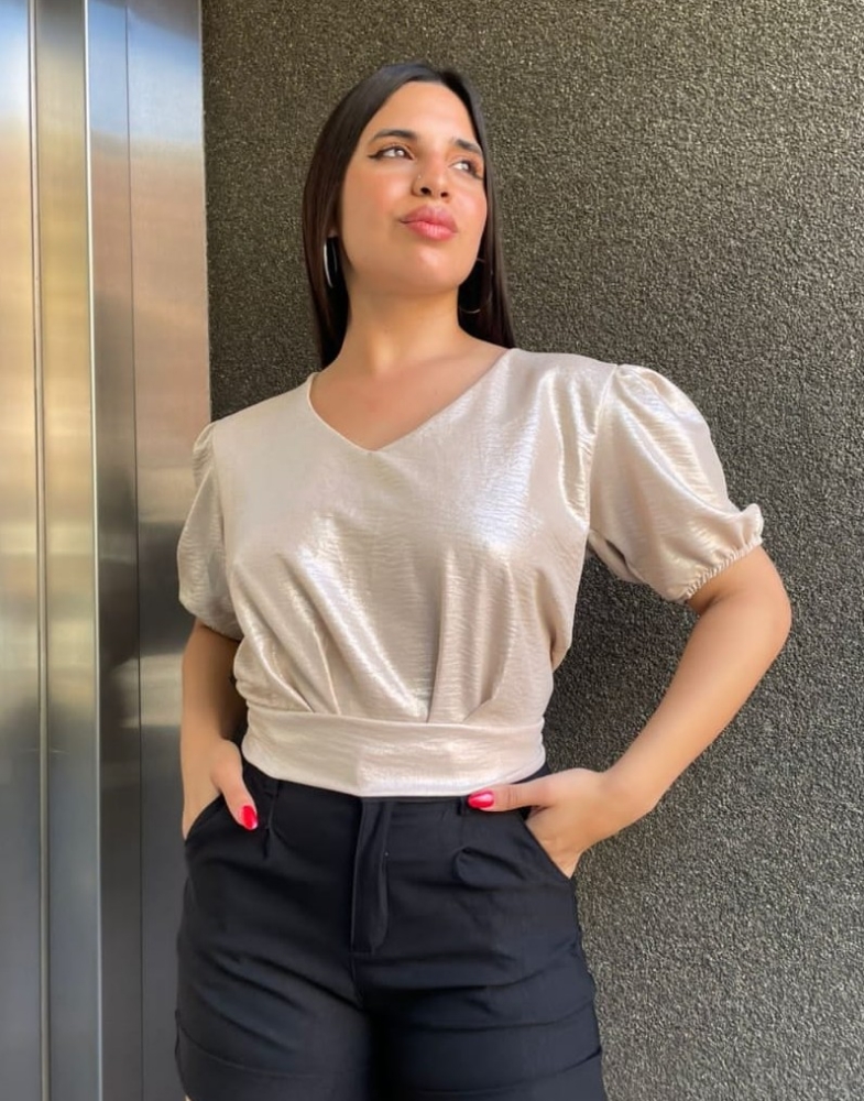 Blusa   de Cey con  Gliter - Imagen 3